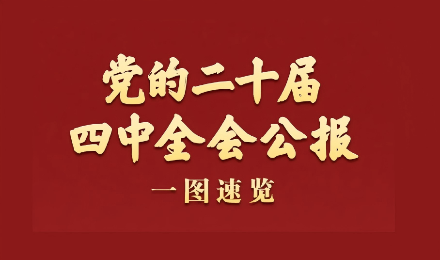 党的二十届四中全会公报一图速览
